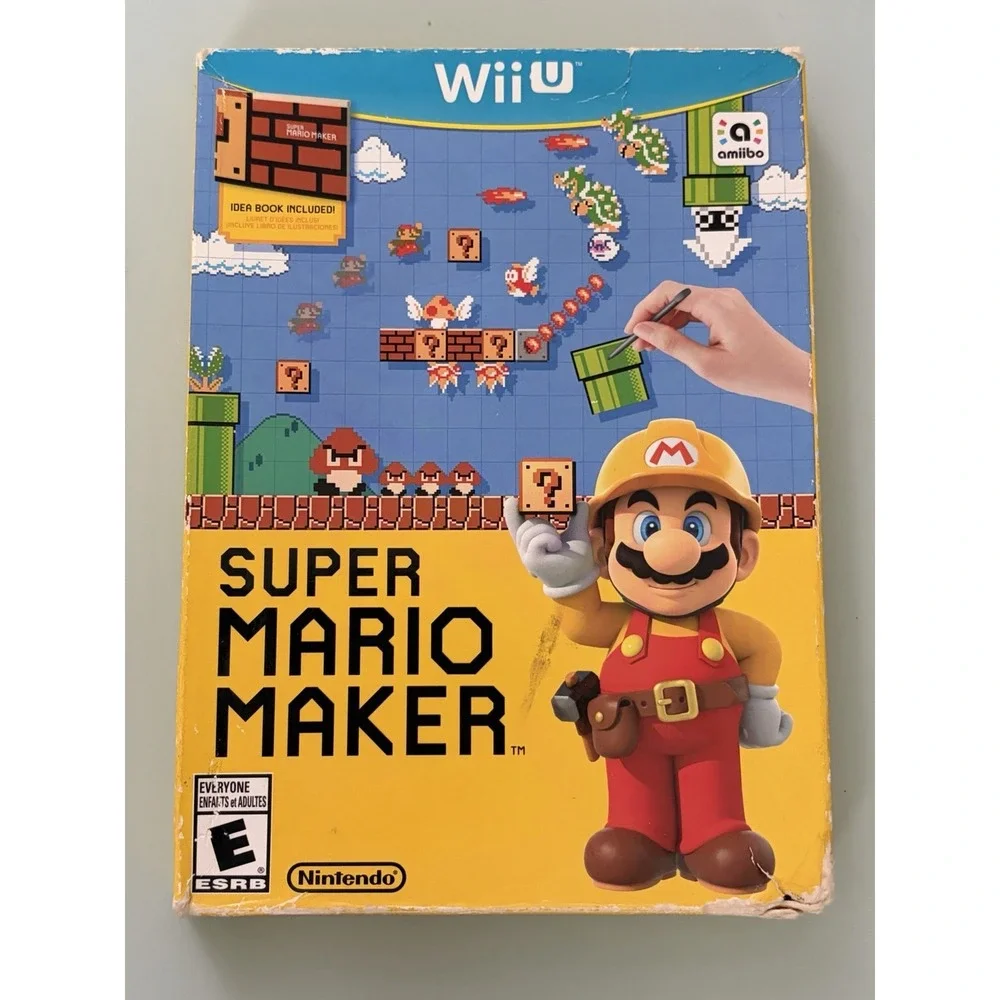 Super Mario Maker Nintendo Wii U Big Box Edition Video Game